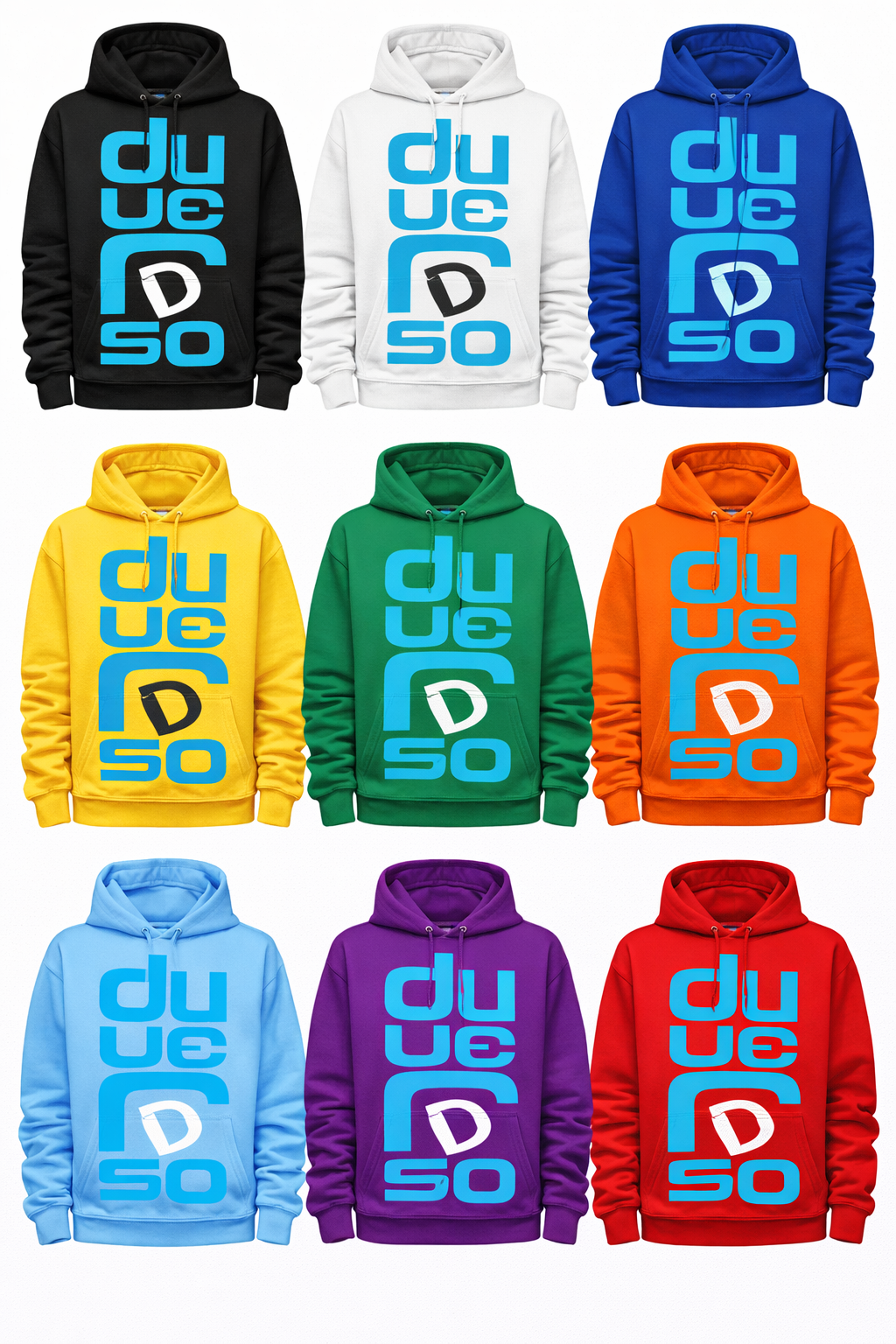 DVRSO clothing hoodies.